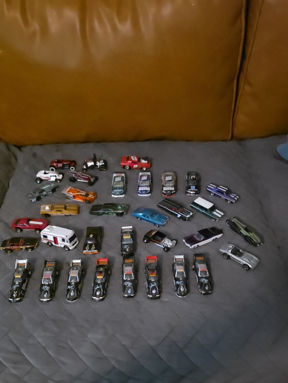 Assorted Die-Cast Toy Car Lot - Multicolor